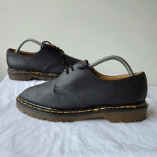 Vintage Dr Martens 1461 Oxfords Shoes Black Size 8/US Men's 9 Made in England