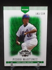PEDRO MARTINEZ 2007 TOPPS TRIPLE THREADS EMERALD #103/239 METS QQ