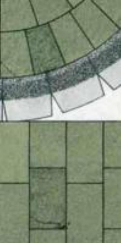 Superquick D6 Grey Paving Stones Superquick Building Paper (pk6) OO Gauge
