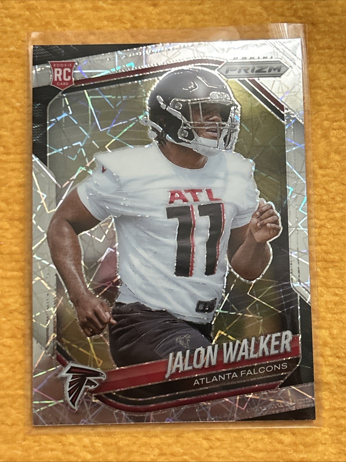 2025 Panini Prizm - Rookies Jalon Walker #398 Lazer Prizm (RC)