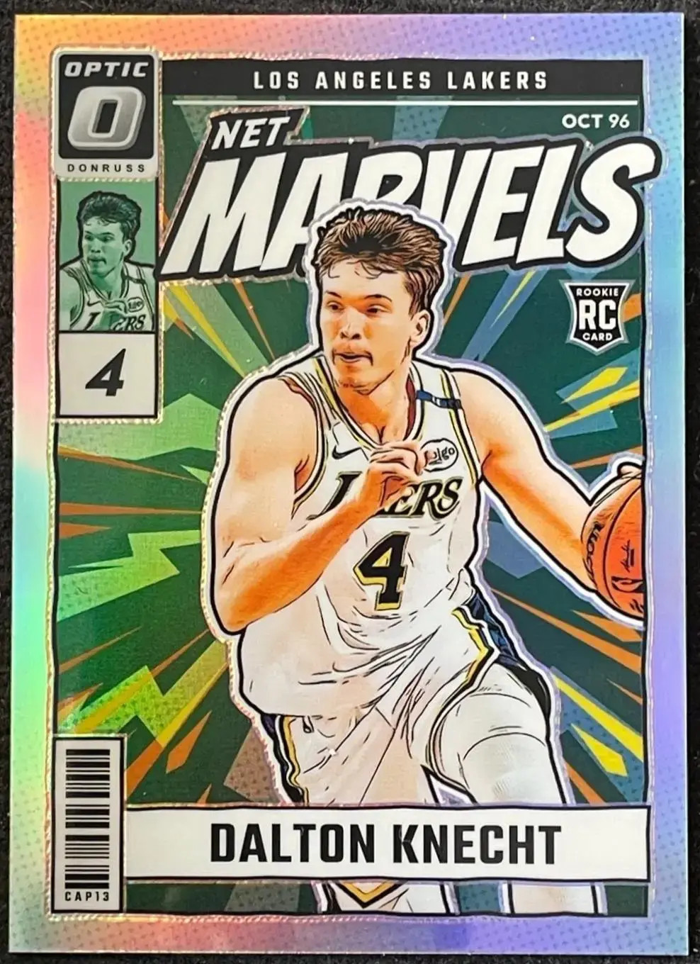 2024-25 Donruss Optic Dalton Knecht Net Marvels RC Holo Rookie #16 Lakers zj88