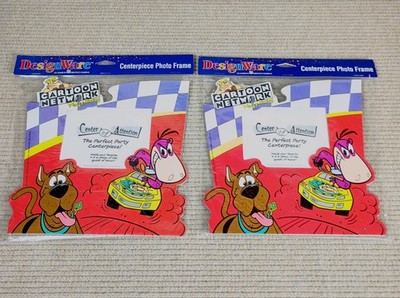 2 Cartoon Network Scooby-Doo Wacky Races Centerpiece Photo Frame DesignWare 1997