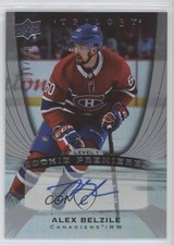 2020 Trilogy Rookie Premieres Silver Foil /399 Level 1 Alex Belzile #61 Auto 7ci