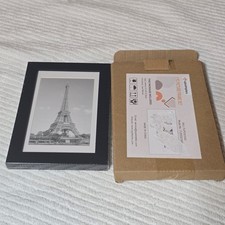 4x6 in Picture Frame Display 3.5x5 Photo with Mat Wall Mount Gallery Decor Black