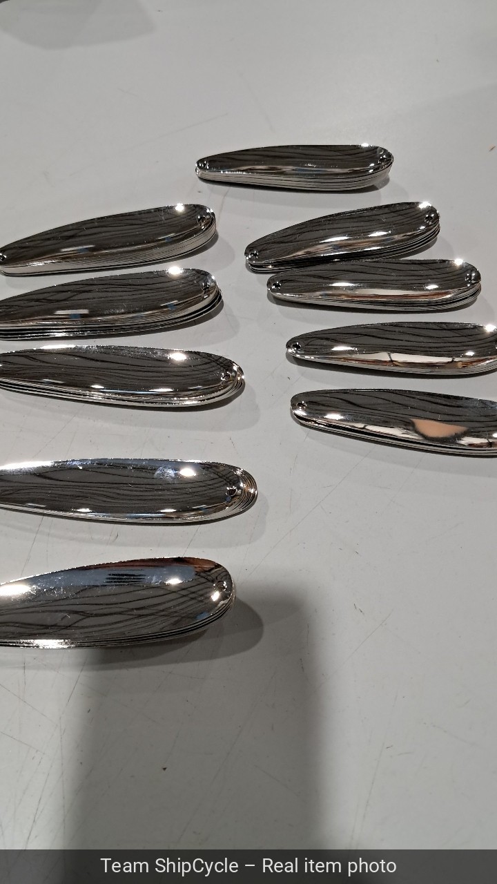 3 34 Nickel Smooth Trolling Flutter Spoons G1N - Image 4