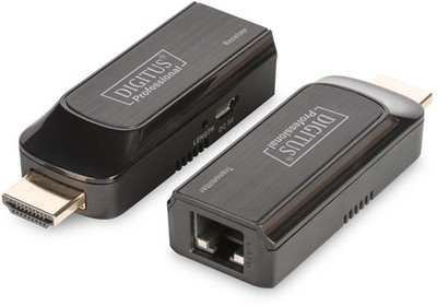 Assmann DS-55203 DIGITUS Mini HDMI Extender Set, Full HD 50m Cat6/6a/7, schwarz