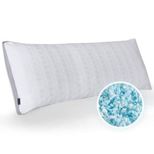 Meoflaw Cooling Pillows Body Size,Shredded Memory Foam Bed Pillows for Sleepi...