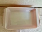 Vintage Pyrex Pink Scroll 575 B Space Saver Baking Dish, 2 Qt, with metal cradle — photo 7