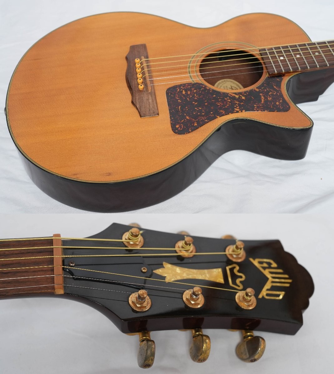 Electric Acoustic Guitar Guild USA Songbird SB-NT Slim Size