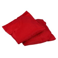 Cornhole Bean Bags, 2pcs Canvas Sandbag for Carnival Outdoor Game, Red
