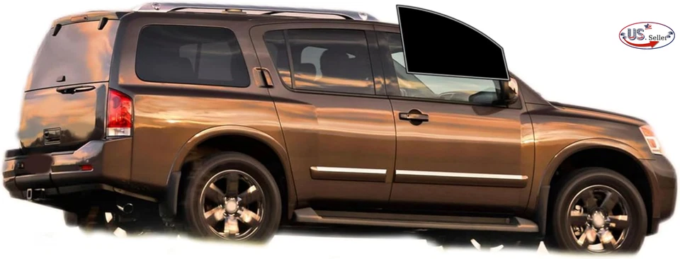 Kit de película de tinte de ventana de 2 capas precortada personalizada computarizada para Nissan Armada 2004-2016 Foto 2 de 4