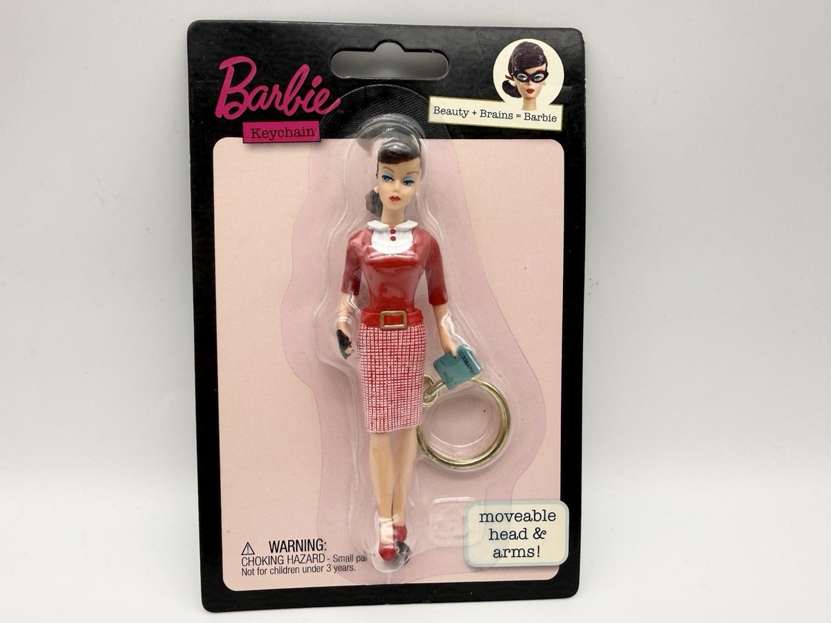 Barbie SEALED Keychain 1965 Student Teacher Outfit Doll Moveable