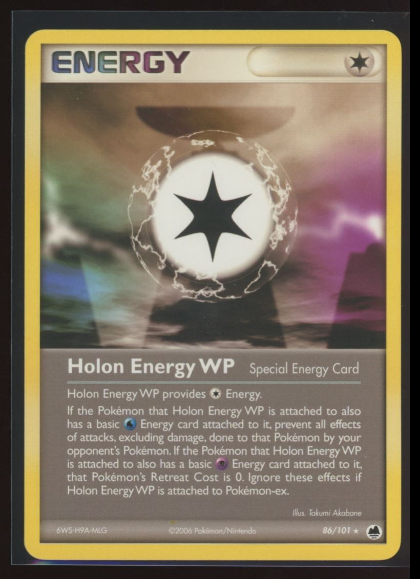 2006 EX - Dragon Frontiers Holon Energy WP Rare #86 Pokemon Card