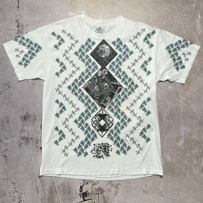 【90s MC Escher】Tシャツ　大判　シングルステッチ　vintage Vintage 90s MC Escher AOP Graphic Art Tee Single Stitch T-shirt