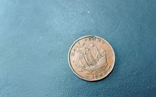 A British one half-penny 1945