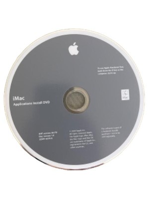 Apple iMac Applications Install DVD Software Mac OS Grau
