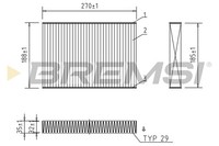 Bremsi Innenraumfilter Aktivkohlefilter FüR Peugeot 508 Sw I 8E_ 2.0 Hdi 2.2