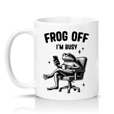 Frosch Off Im Busy Arbeitskollege 11 Unzen Keramiktasse Passiv Aggressiv Büro Geschenk
