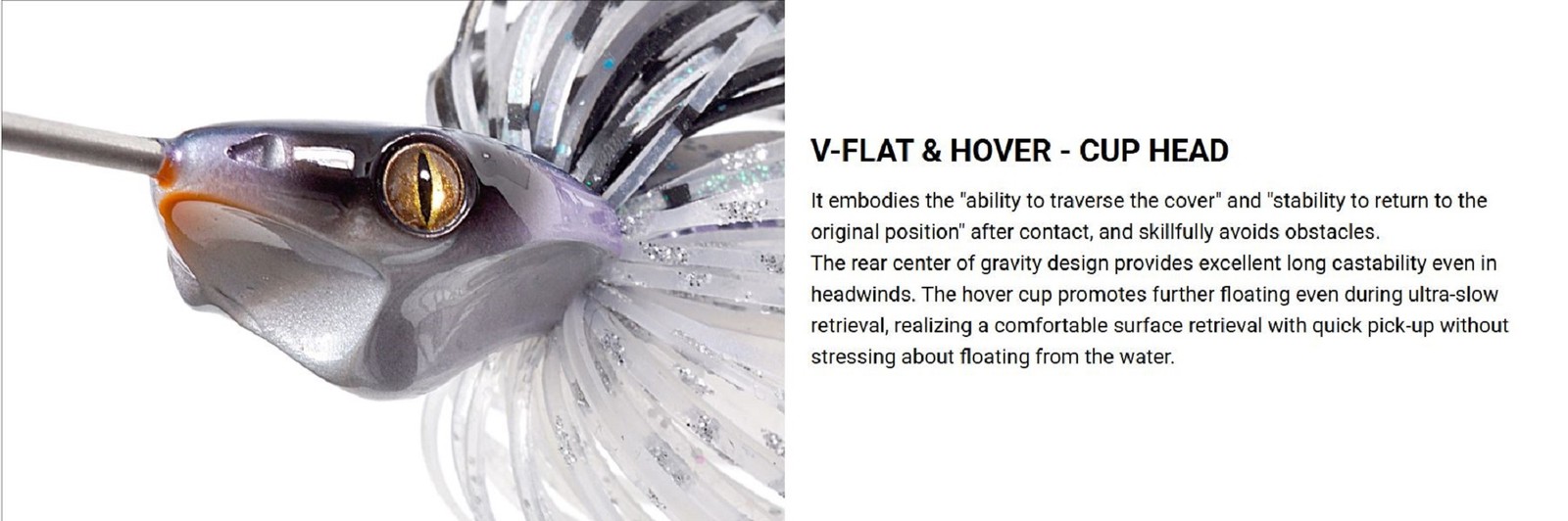 Megabass Jamaica Boa JR 3/8 oz Buzzbait Sinking Lure Blue Gill (4569) - Image 5