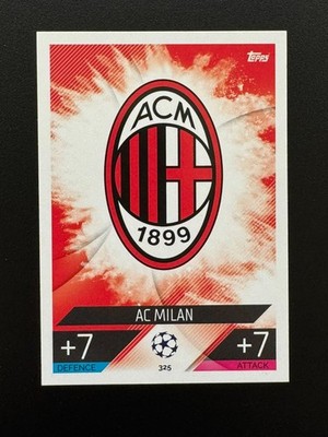 2022-23 Topps Match Attax - AC Milan #325 Team Badge UEFA Logo