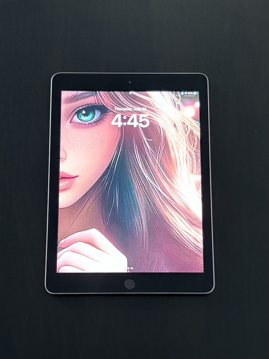 Apple iPad (5th Generation) Model-A1822 32GB Version 16.7.10 Space