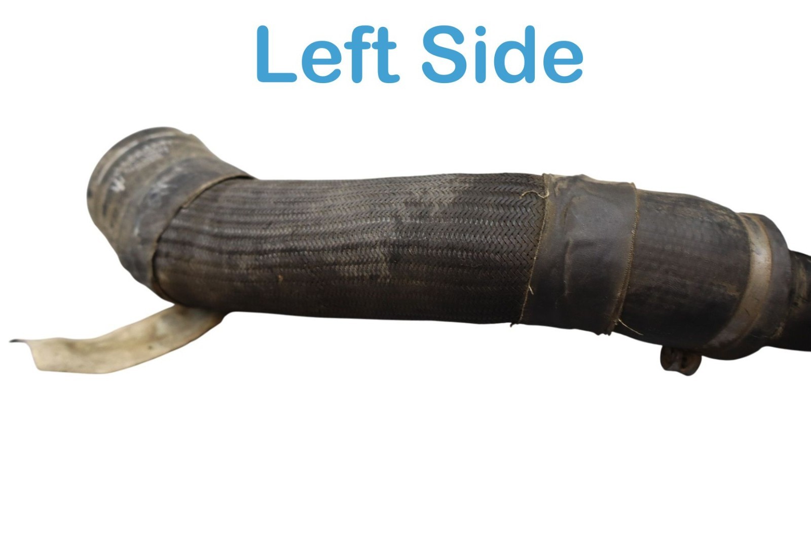 14-17 Maserati Ghibli Left Side Turbo Turbine Intercooler Hose Pipe Black Oem