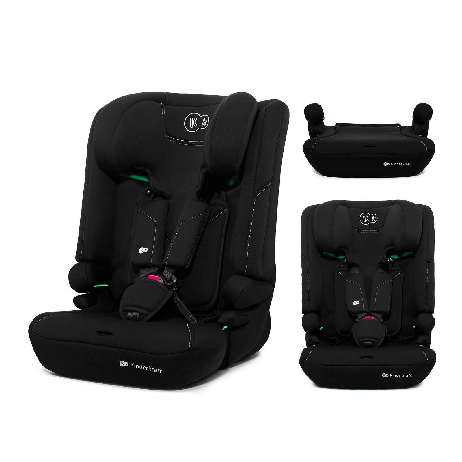 Siège Auto Kinderkraft I-COMFY Réglable de 76-150 cm Idéal pour les Longs Voyages en Famille