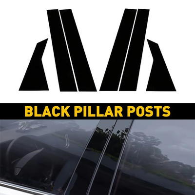 #ad For Honda Civic 2022 6pcs Black Pillar Posts Set Door Trim Piano Kit Cover Parts $14.24
