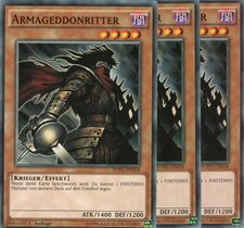 yugioh 3x Armageddonritter SDPD-DE018 COMMON 1AUFLAGE DEUTSCH