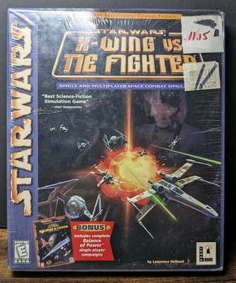 Star Wars: X-Wing vs. TIE Fighter - PC BigBox CD-ROM - New Sealed - Read Descrip