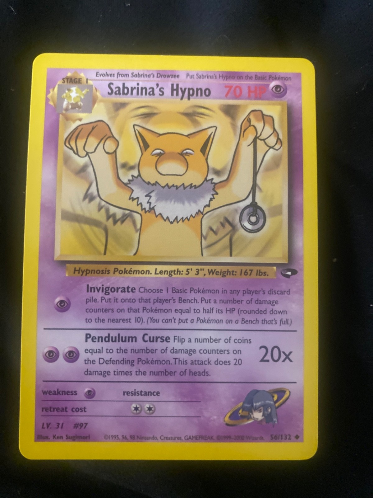 Sabrina's Hypno 56/132 Gym Challenge Regular