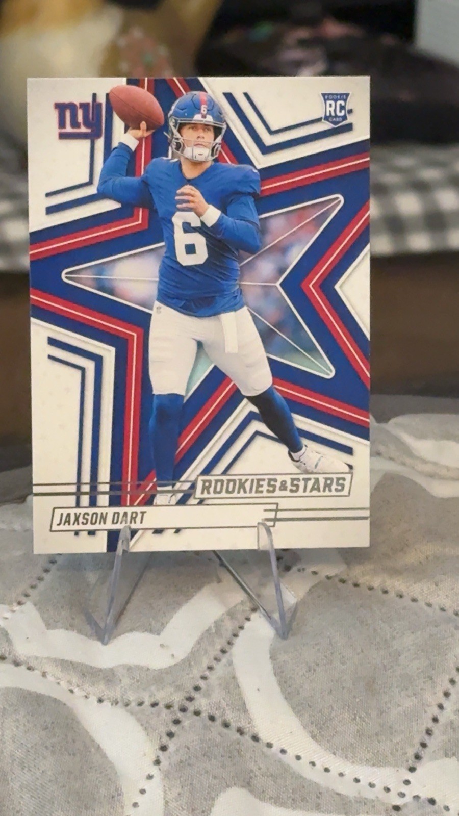 2025 Panini Rookies & Stars Jaxson Dart #137 Rookie RC Giants