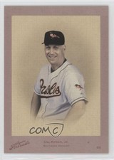 2005 Donruss Studio Portraits Leather & Lumber Red 34/45 Cal Ripken Jr HOF 7ov