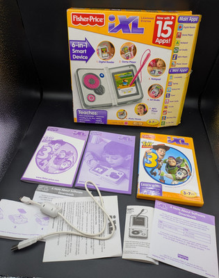 Fisher Price iXL System Book Player Electronic Learning Center (missed notepad)