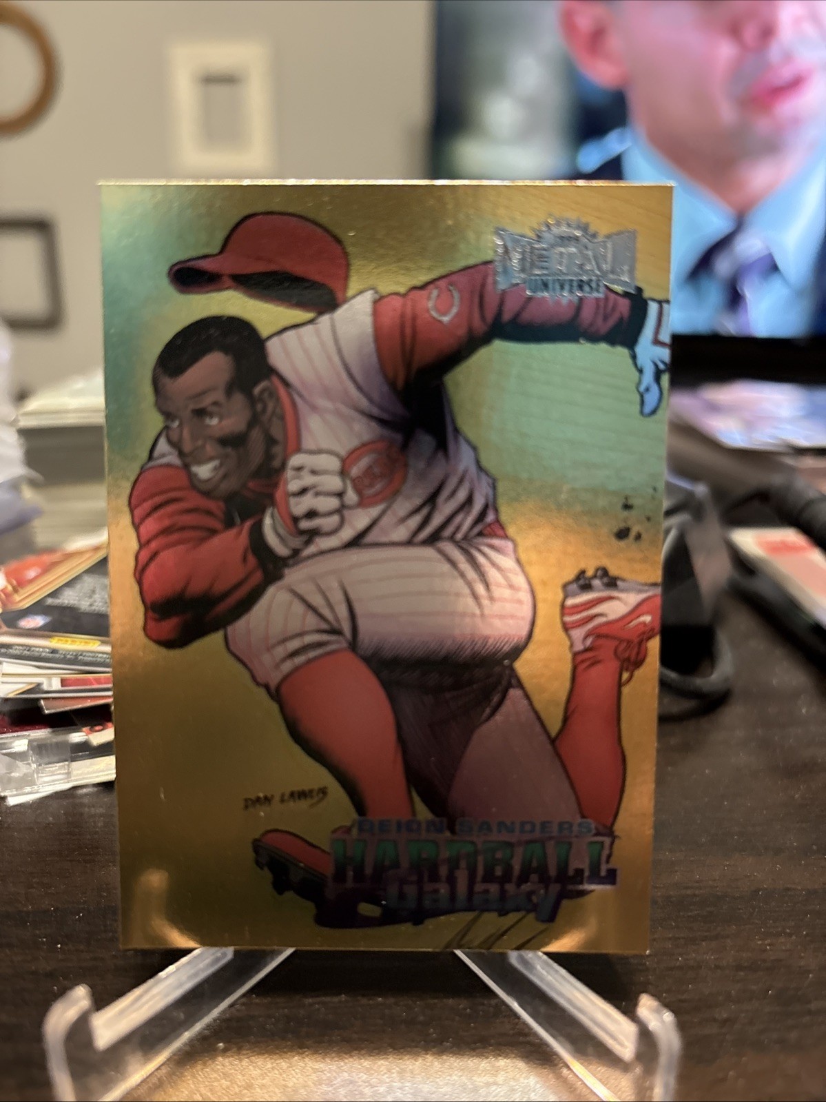DEION SANDERS 1998 Skybox Fleer Metal Universe Hardball Galaxy #207