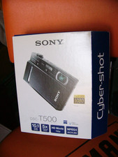 NEW Rare Find Sony CyberShot DSC-T500 Black 10.1MP Digital Camera
