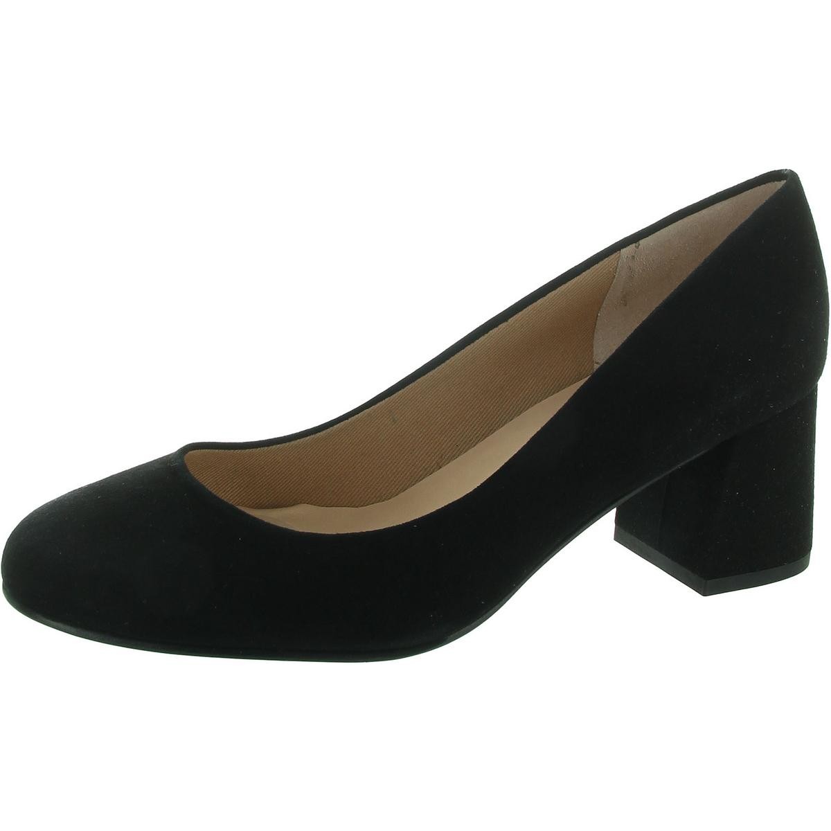 Женские туфли-лодочки FS/NY в стиле транс из черной замши, размер 6,5 (B, M), BHFO 6405