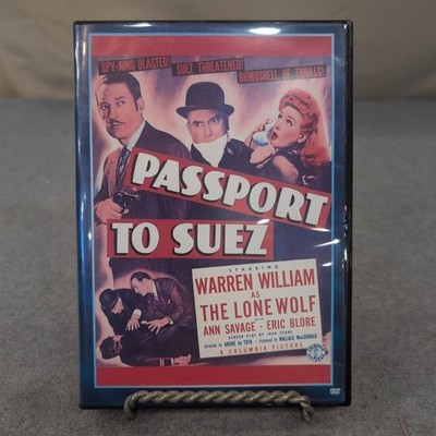 Passport to Suez DVD Warren William The Lone Wolf Ann Savage Spy Thriller 1943