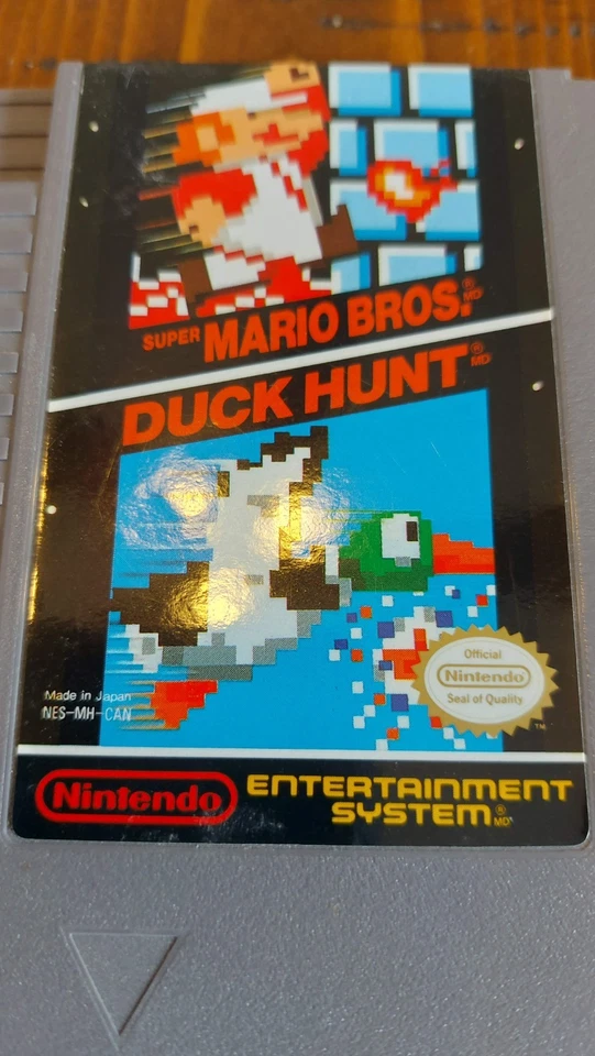 Super Mario Bros & Duck Hunt Nintendo NES Video Game with Zapper Light Gun - Image 2 of 4