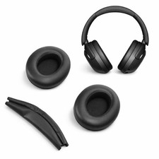 Ear Pads for WH XB910N Headphone, Soft Protein Leather Sponge Earpads with He...