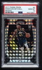 2017-18 Panini Prizm Mosaic Donovan Mitchell #5 PSA 10 GEM MT 3m8