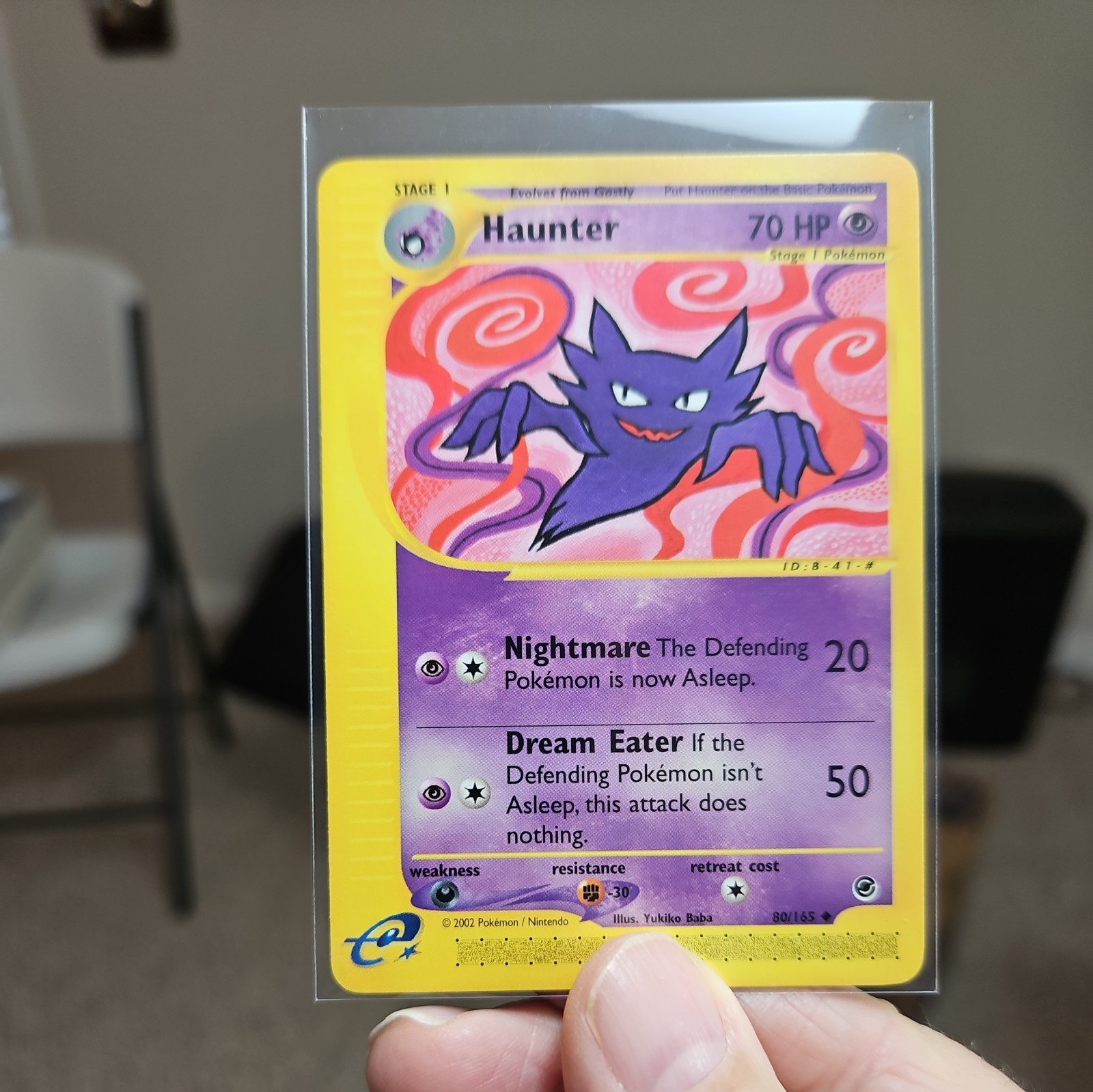 Pokémon Haunter 80/165 Uncommon Nonholo. Expedition. E-reader