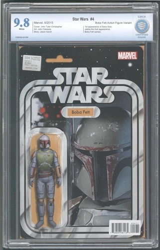 Star Wars 4 Action Figure JTC Boba Fett VARIANT CBCS 9.8 Marvel C2E2 Exclusive