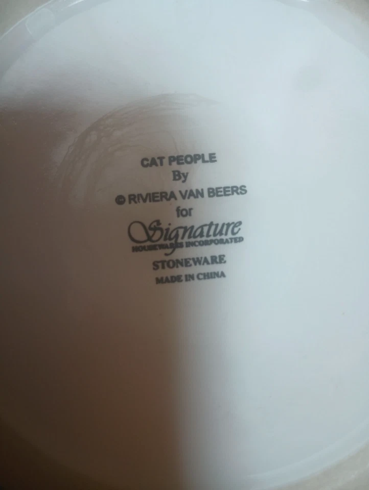 Cervezas Cat People de Rivera Van - 2 cuencos para gatos - Excelente estado Foto 4 de 4