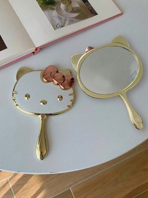 Hello Kitty Handheld Mirror (Small) -Makeup Beauty Fashion Accessories NEW