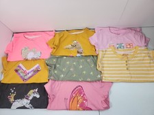 Girls Shirt Lot 4/5 XS Cat  Jack Unicorn Sequin Tops Bundle 8Pc Cute