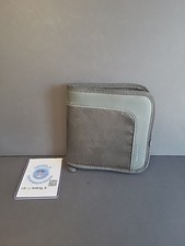 MainSTAYS CD DVD Storage Case 24 CD DVD Capacity Wallet Case Travel Black