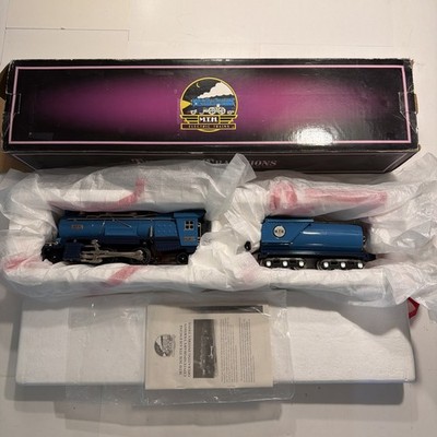 MIB MTH Tinplate Traditions 10-1062 Blue Comet 263E Steam Locomotive O Gauge