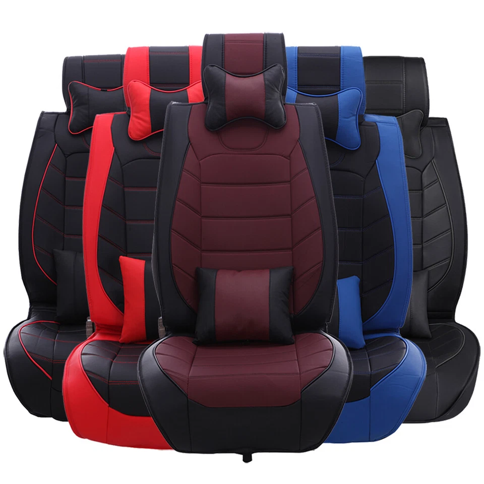 For Buick Encore GX 2/5-Seat Full Set Car Seat Cover Front + Rear Luxury Leather - Изображение 4 из 4