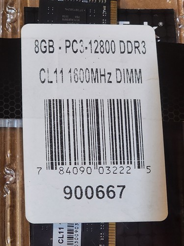 VisionTek 8GB 1600MHz DDR3 PC3-12800 DIMM RAM Memory Module Brand New CL 11 - Picture 2 of 5